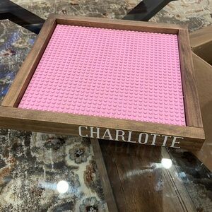 Charlotte Lego workspace personalized